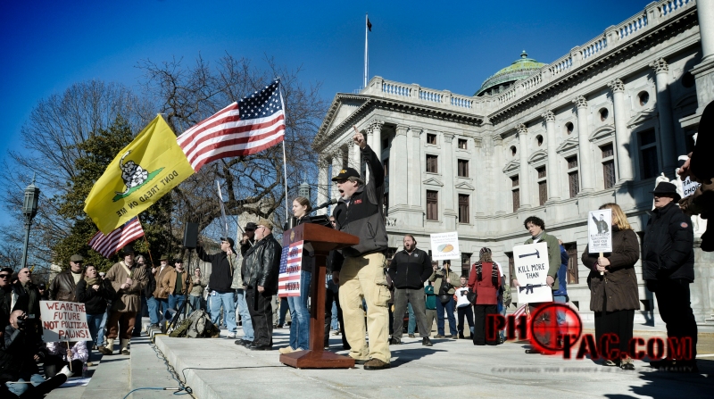 Guns Across America Rally, Harrisburg PA, January 19, 2013